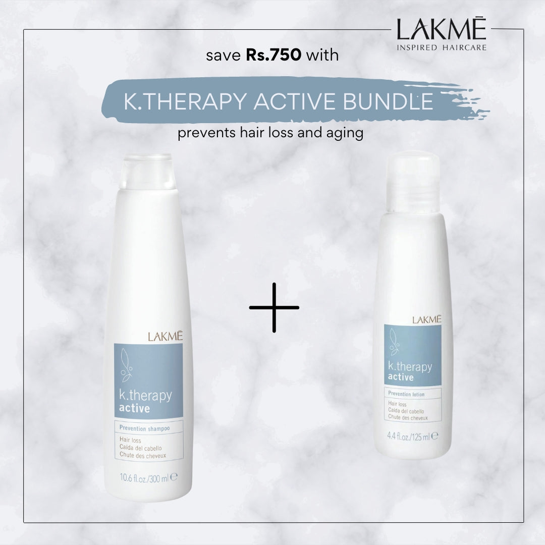 LAKME - K. Therapy Active Bundle (Shampoo + Hair Lotion)